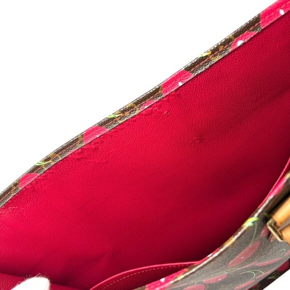 LOUIS VUITTON Vintage 2005 M95010 Monogram Cherry Bag Sac Plat Brown [106493] - Picture 13 of 15